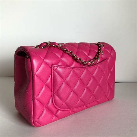 chanel pink small bag - chanel rectangular mini flap bag.